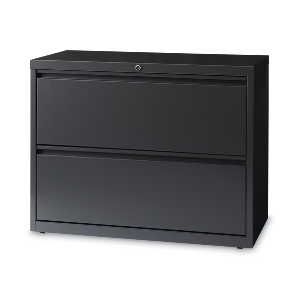 Hirsh Industries 36 in W 2 Drawer File Cabinets, Charcoal, Legal; Letter; A4 - 16065