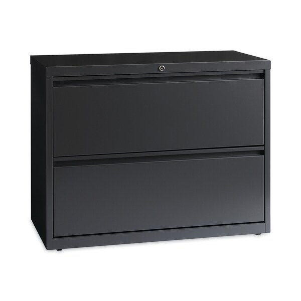 Hirsh Industries 36 in W 2 Drawer File Cabinets, Charcoal, Legal; Letter; A4 - 16065