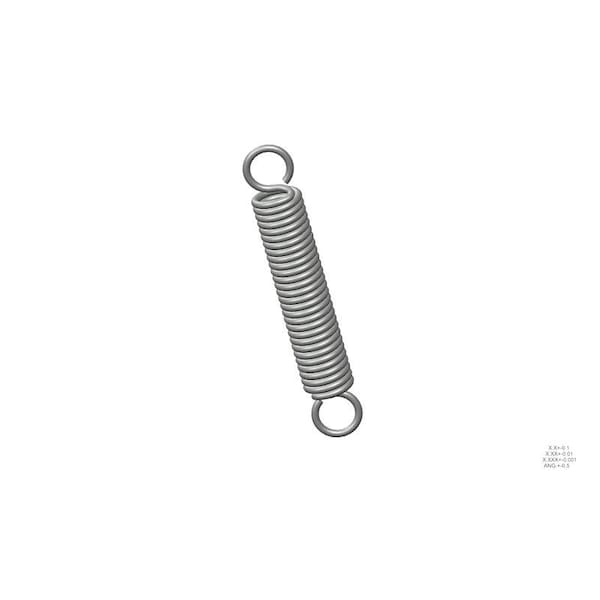 Approved Vendor Extension Spring, O=1.000, L= 6.00, W= .148 - G809968775
