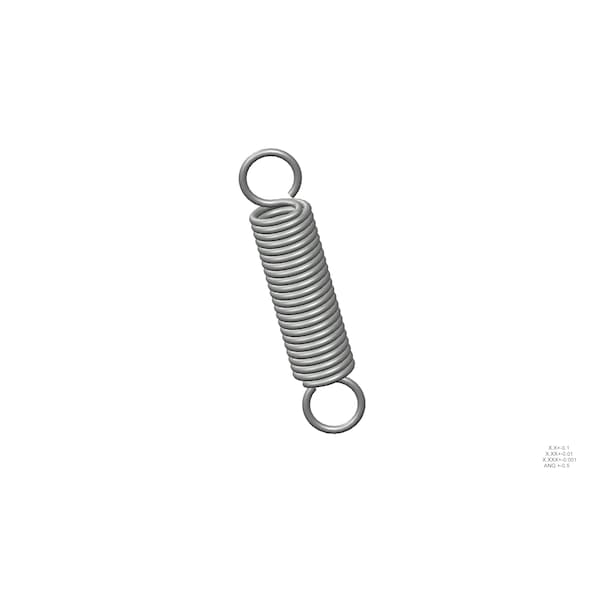 Approved Vendor Extension Spring, O=1.062, L= 5.00, W= .135 R - G709968141