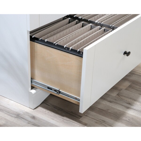 Sauder Lateral File Sw , Drawers with full extension slides hold letter or legal-size hanging files - 429451