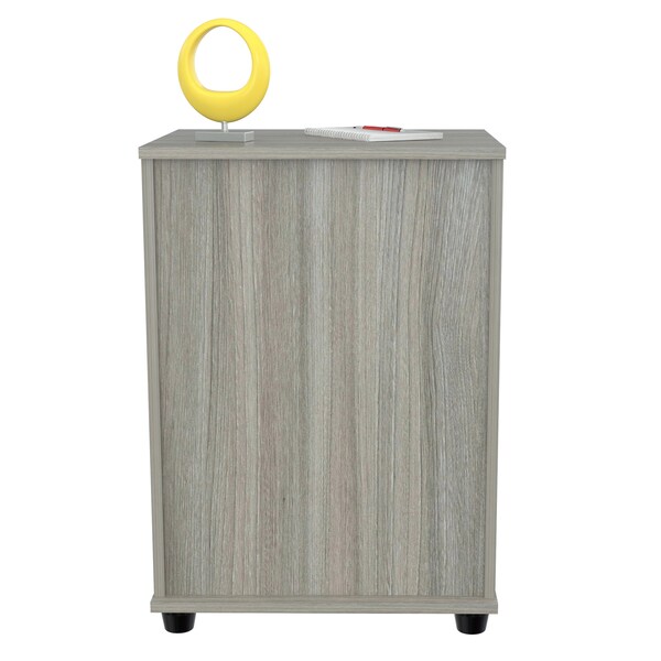 Inval File Cabinet 18.66 in W x 15.75 in D x 26.77 in H in Smoke Oak - AR-3X1RH