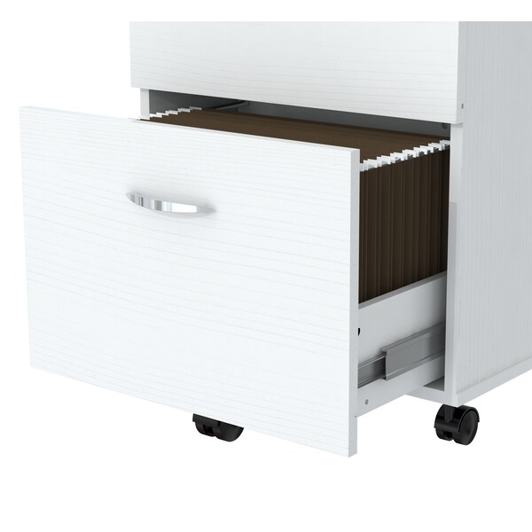 Inval File Cabinet 18.66 in W x 15.75 in D x 27.56 in H in Laracina White - AR-2X2RB