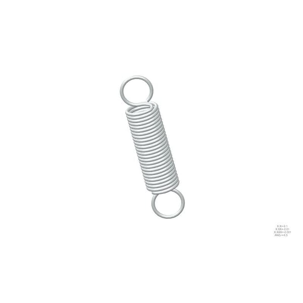 Approved Vendor Extension Spring, O=1.000, L= 4.50, W= .105 - G909968088