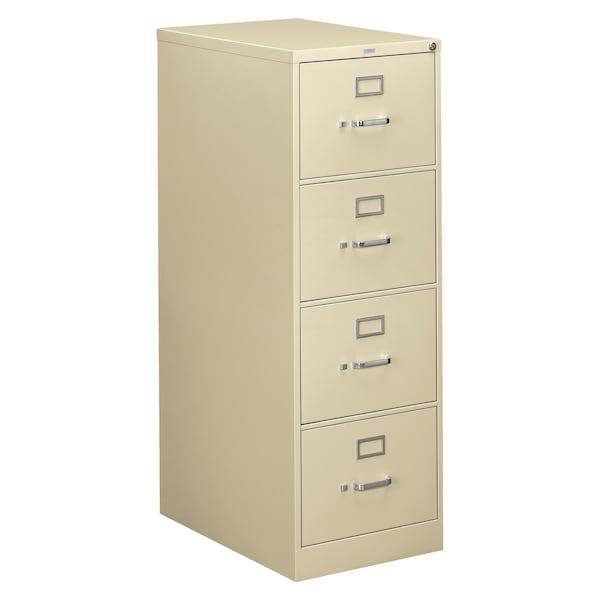 Hon 18-1/4 in W 4 Drawer Four-Drawer, Full-Suspension File, Legal, Putty, Legal - H314C.P.L