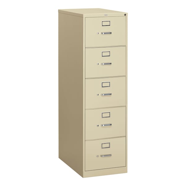 Hon 18-1/4" W 5 Drawer File Cabinet, Putty, Legal - H315C.P.L