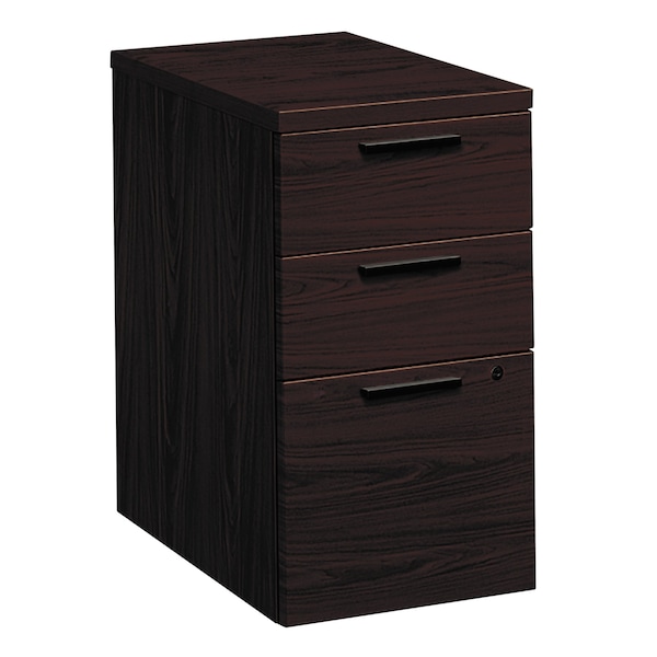 Hon 15-3/4 in W 3 Drawer File Cabinets, Mahogany, Legal; Letter - H105102.NN