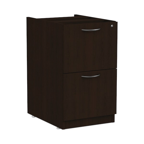 Alera 15.63 in W 2 Drawer File Cabinets, Espresso, Letter/Legal - VA542822ES