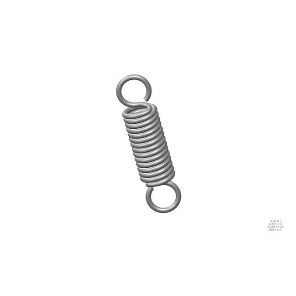 Approved Vendor Extension Spring, O=1.000, L= 4.00, W= .148 - G209969068
