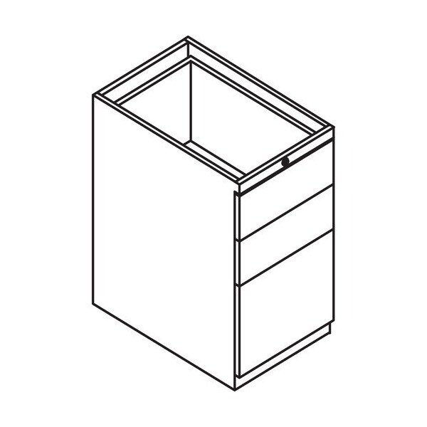 Groupe Lacasse Pedestal, Metal, SS Handle, B/B/F, 15inx22inx28in, Niagara - LAS4XPM1522UFLA