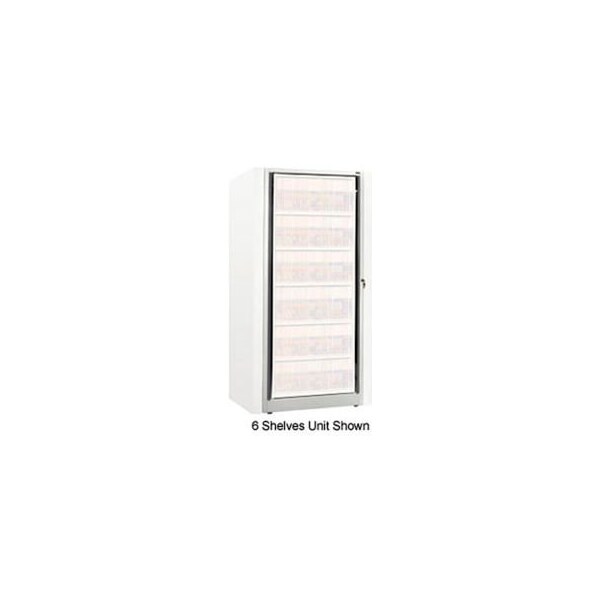 Datum Filing Systems Rotary File Cabinet Components, Base Adder Unit, Legal, 2-High, Bone White - XSLG-A2E-T15