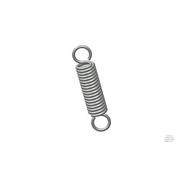 Approved Vendor Extension Spring, O=1.000, L= 4.50, W= .148 - G309968985