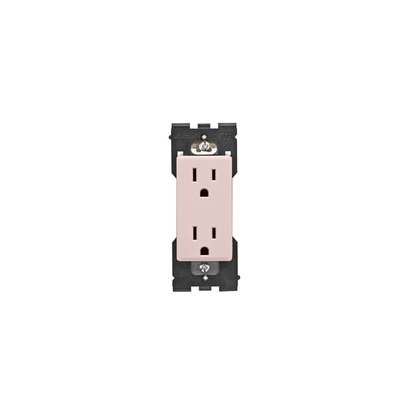 Leviton NEMA NEMA 5-15R 1.69 in H x Wallplate Mount - RER15-FP
