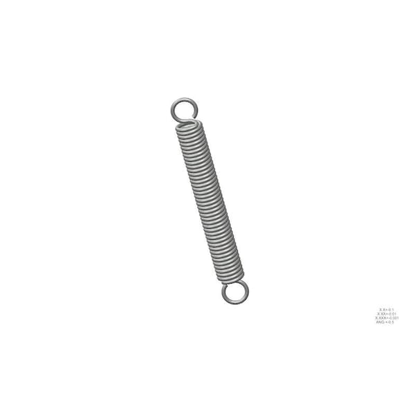 Approved Vendor Extension Spring, O=1.000, L= 8.00, W= .148 - G309968800
