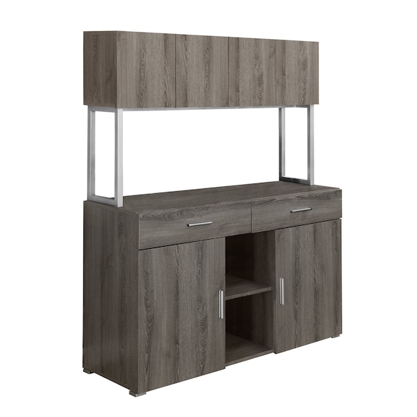 Monarch Specialties Storage, Drawers, File, Office, Work, Laminate, Metal, Brown, Contemporary, Modern - I 7067