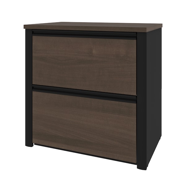 Bestar Connexion 30" Lateral File, Antigua/Black - 93631-000052