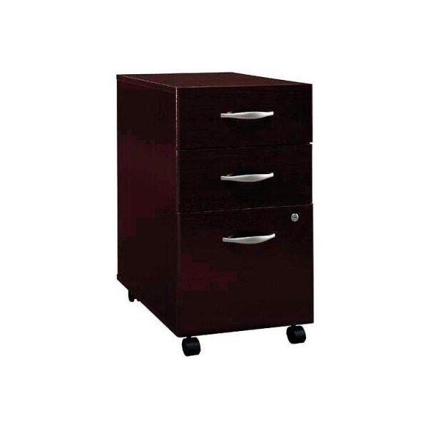 Bush Ind Bush Furniture Three Drawer File Cabinet - Mocha Cherry - Series C - WC12953