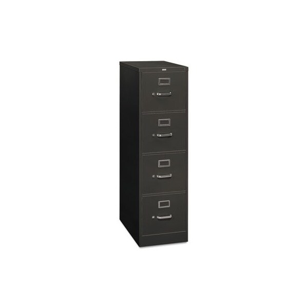 Hon HON, 310 SERIES FOUR-DRAWER FULL-SUSPENSION FILE, LETTER, 15W X 26.5D X 52H, CHARCOAL - 314PS