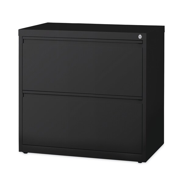 Hirsh Industries 30 in W 2 Drawer File Cabinets, Black, Legal; Letter; A4 - 14971