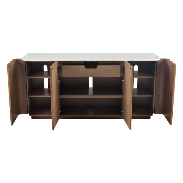 Elk Signature Woodside Credenza - Medium Oak - H0015-11450