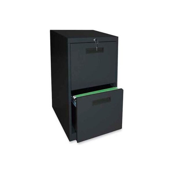 Sp Richards Lorell File/File Mobile Pedestal File, 15"W x 19"D x 28"H, Black - LLR67741