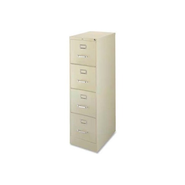 Sp Richards Lorell 4-Drawer Commercial-Grade Vertical File Cabinet, 15W x 22D x 52H, Putty - LLR42293
