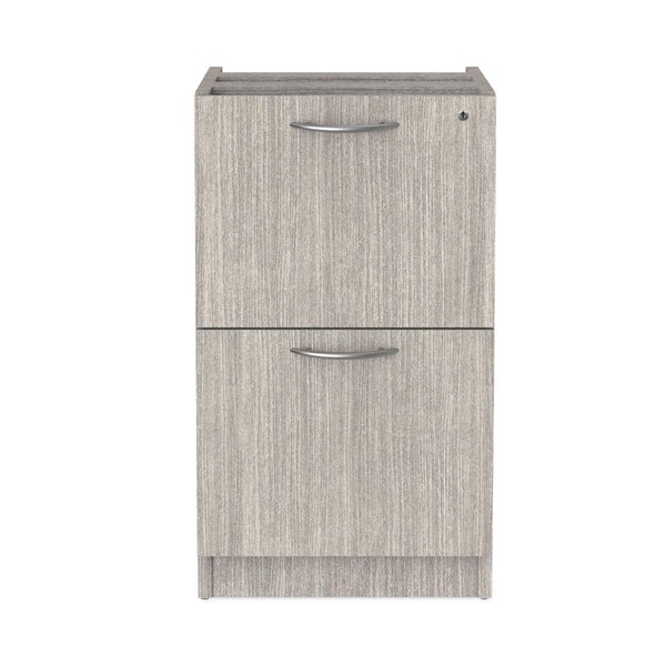 Alera Technologies Alera  2 Drawers Valencia Series Full Pedestal File Cabinet, Gray - ALEVA542822GY