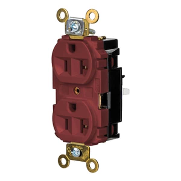 Hubbell Receptacle, 1 hp, 125V AC, NEMA 5-20R - HBL5362STR