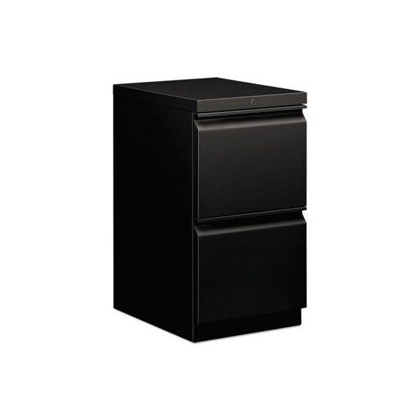 Hon HON, EFFICIENCIES MOBILE FILE/FILE PEDESTAL, 15W X 19.88D X 28H, BLACK - 33820RP