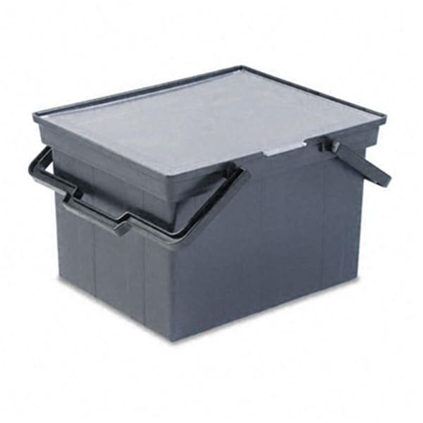 The Workstation Companion Portable File Legal/Letter Plastic 18 x 15 x 11 Black - TH40505