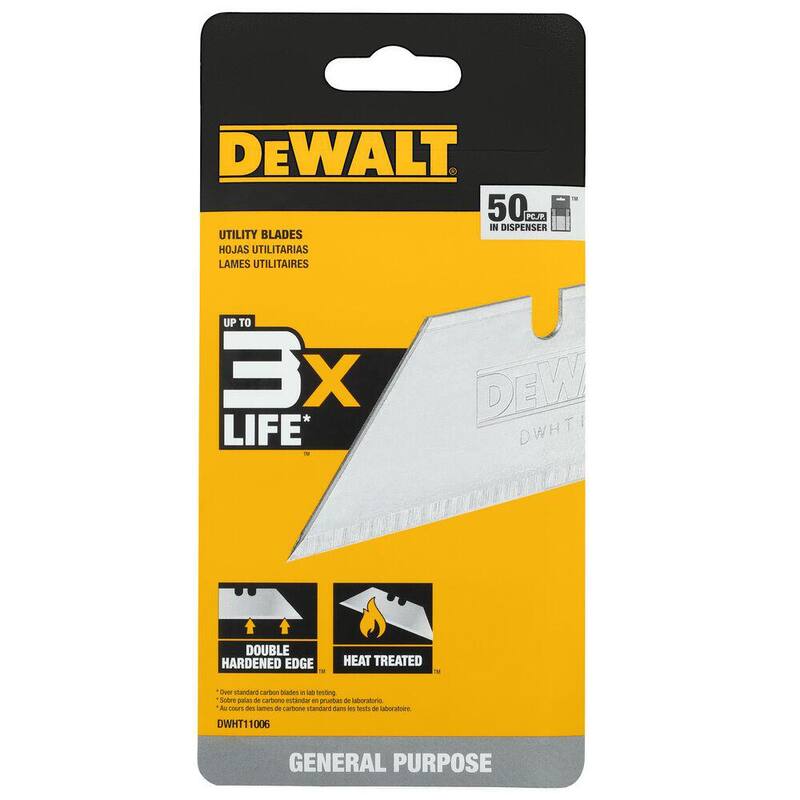DEWALT Utility Knife Blades (50-Pack) - DWHT11006