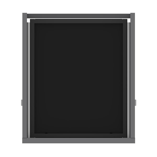 Bestar Prestige + 16W Add-On Pedestal, Bark Grey & Slate - 99620-000047