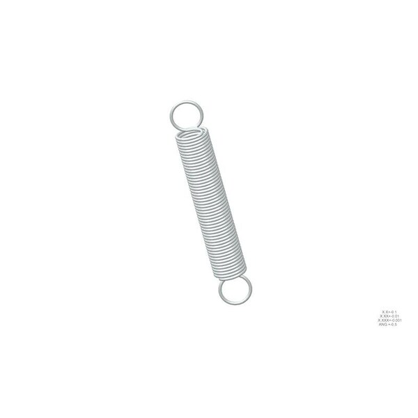 Approved Vendor Extension Spring, O=1.000, L= 6.50, W= .095 - G209967248