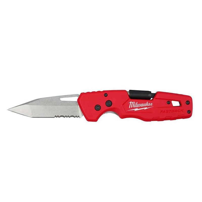 Milwaukee FASTBACK 5- in-1 Folding Knife with 3 in. Blade - 48-22-1540
