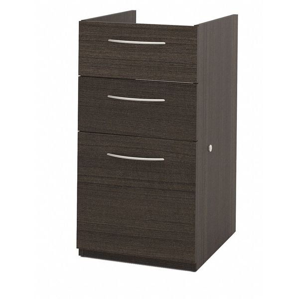 Embassy 15.40" W Pedestal, Embassy, Dark Chocolate, Dark Chocolate - 60621-2179