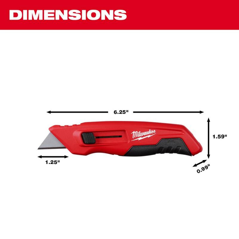 Milwaukee Side Sliding Utility Knife - 48-22-1515