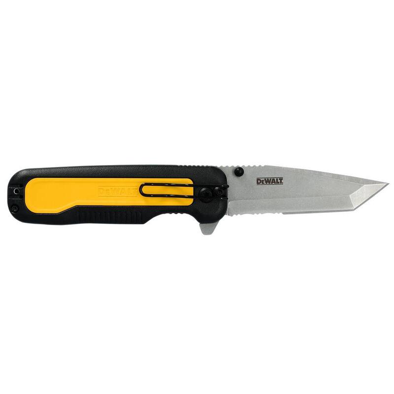 DEWALT 3.3 in. Tanto Pocket Knife with Quick Flip - DWHT10994