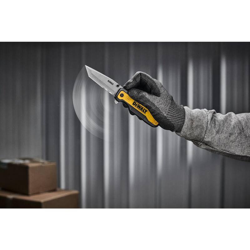 DEWALT 3.3 in. Tanto Pocket Knife with Quick Flip - DWHT10994