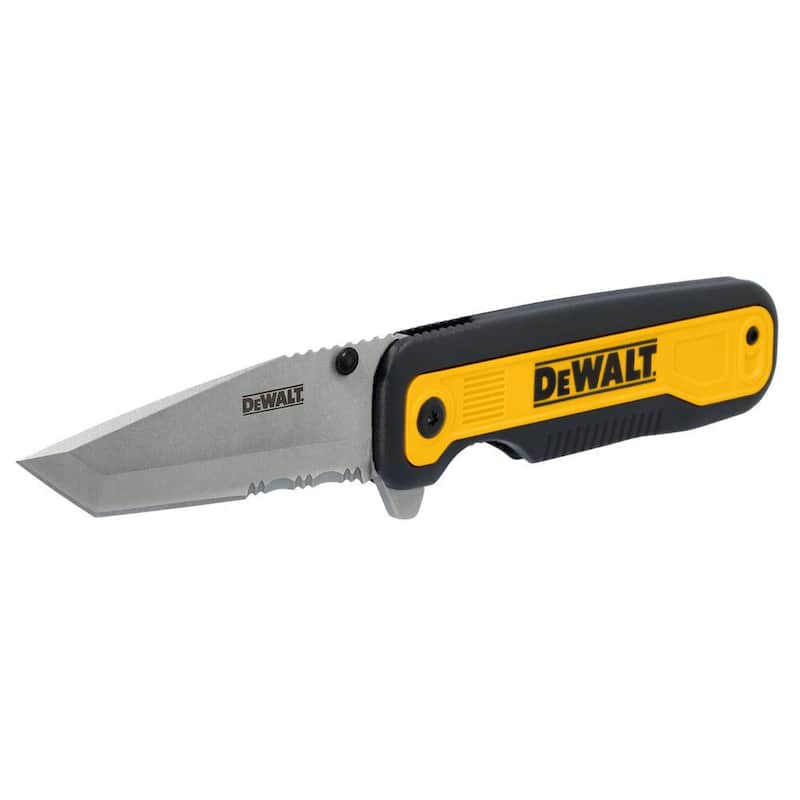 DEWALT 3.3 in. Tanto Pocket Knife with Quick Flip - DWHT10994
