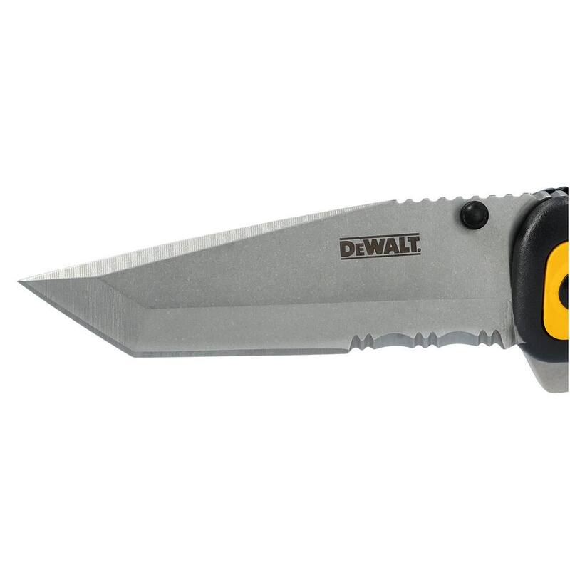 DEWALT 3.3 in. Tanto Pocket Knife with Quick Flip - DWHT10994