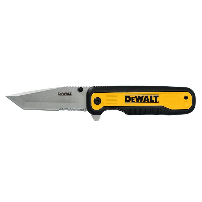 DEWALT 3.3 in. Tanto Pocket Knife with Quick Flip - DWHT10994