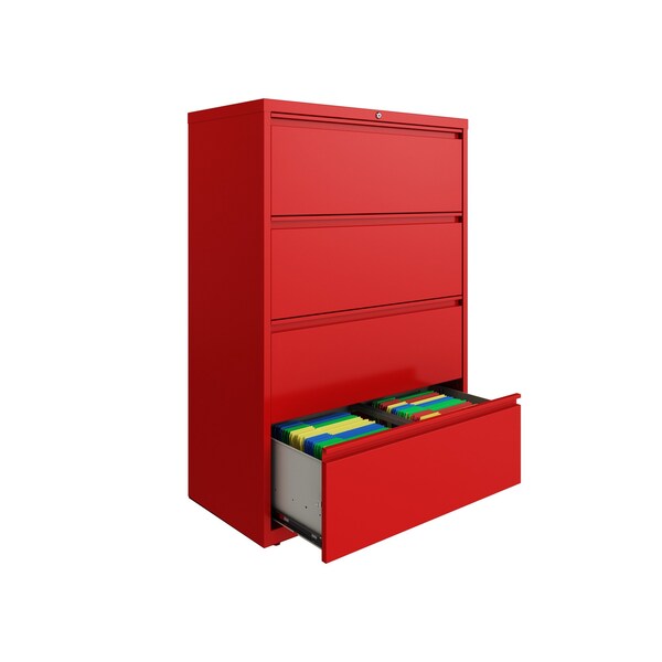 Hirsh 36 in W Commercial Lateral, Lava Red - 24255