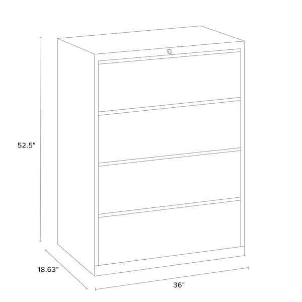 Hirsh 36 in W Commercial Lateral, Lava Red - 24255
