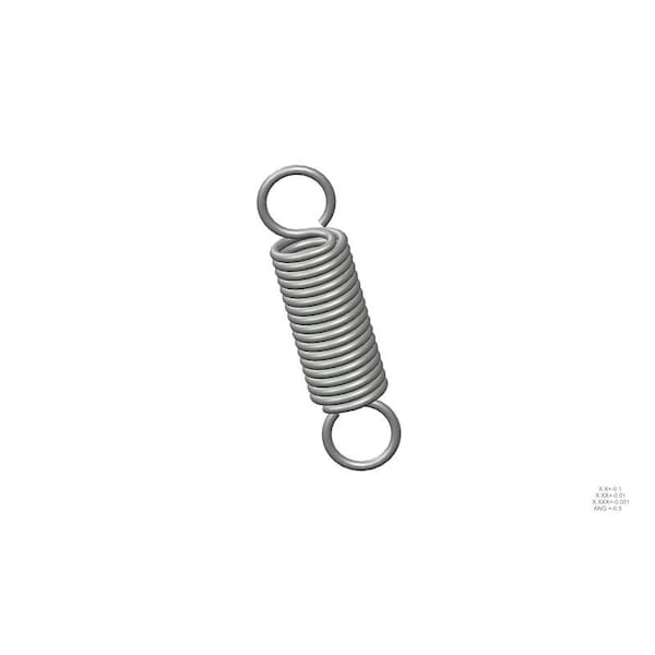 Approved Vendor Extension Spring, O=1.000, L= 4.00, W= .125 - G409968199
