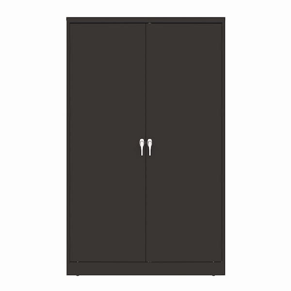 Tennsco Heavy Gauge Welded Steel Jumbo Storage Cabinet, 48 in W, 78" H - J2478SUCBK