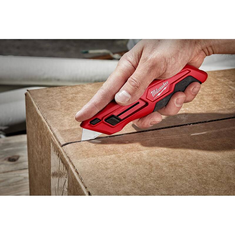Milwaukee Carton Utility Knife Blades with Dispenser (50-Piece) - 48-22-1954