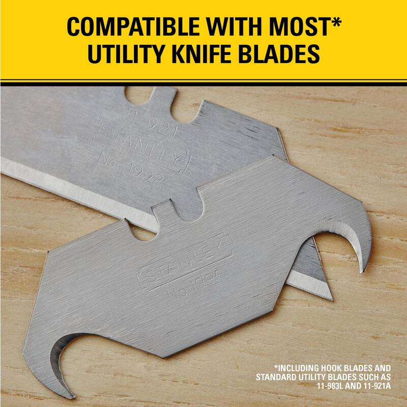 Stanley Quick-Change Retractable Blade Utility Knives Knife with Blades Included (3-Piece) - 10-499