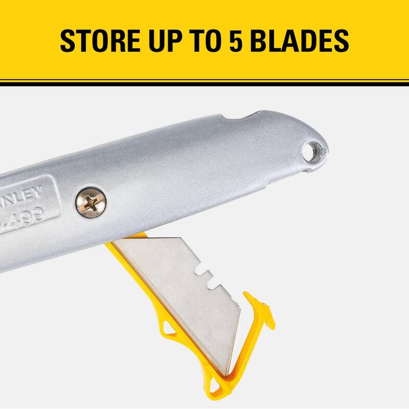 Stanley Quick-Change Retractable Blade Utility Knives Knife with Blades Included (3-Piece) - 10-499