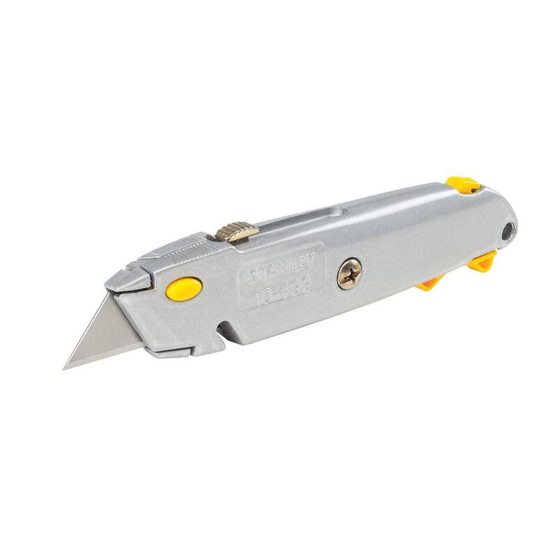 Stanley Quick-Change Retractable Blade Utility Knives Knife with Blades Included (3-Piece) - 10-499