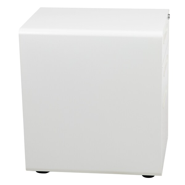 Flash Furniture 3 Drawer Filing Cabinet, White - HZ-AP535-01-W-GG